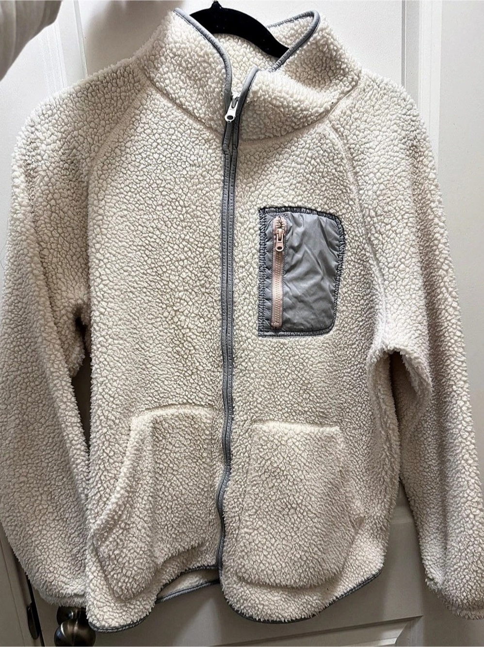 Old Navy Sherpa Fleece Full-Zip Jacket Size Medium